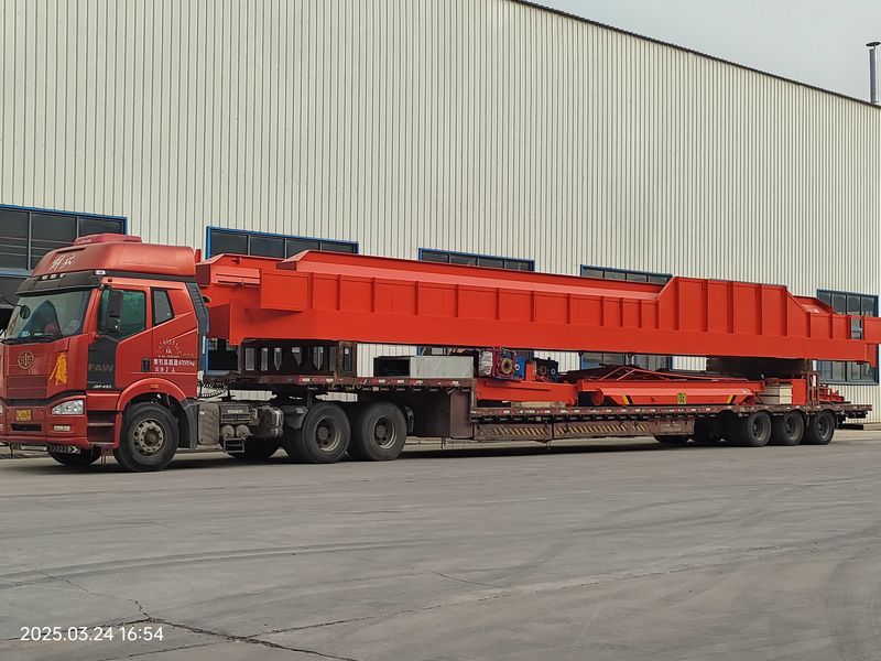 通用橋式起重機 QDXX32/5t—19.5m 電動單梁橋式起重機 2臺 LD10t—16.5m 制作完成，發(fā)往河北石家莊交付客戶使用。